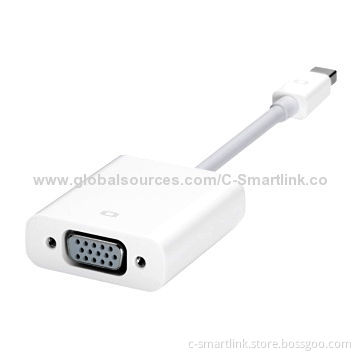 Mini DisplayPort to VGA/Mini DP to VGA Female Cable/Adapter, for Apple, with 0.10m Length